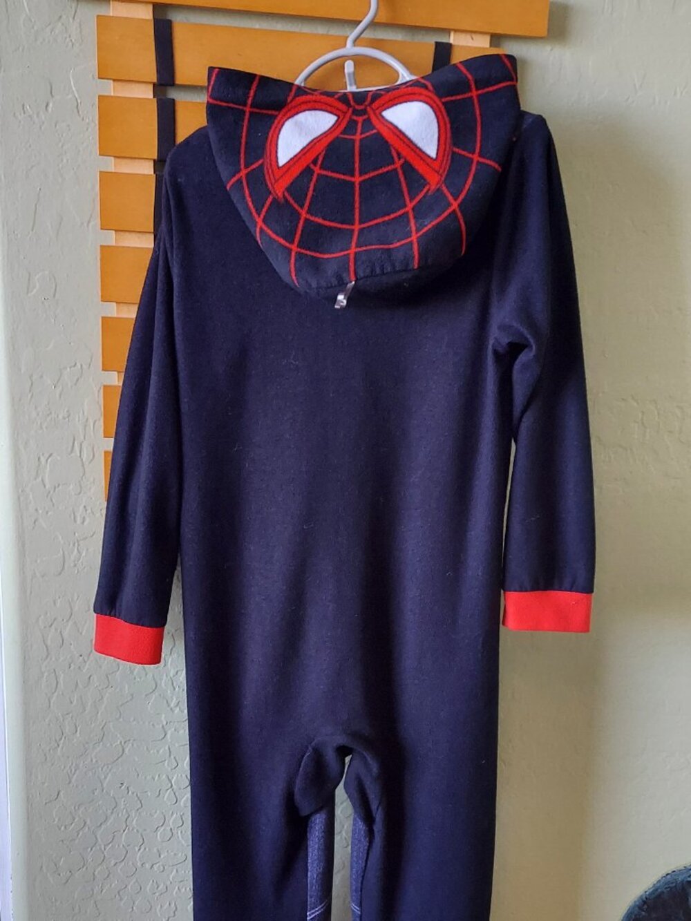 Spiderman Miles Morales One-Piece Kids Superhero Costume Small - Picture 5 of 12
